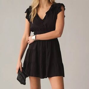 NWT Paige Paradis Mini Dress in Black Size S